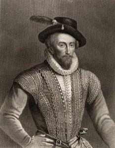 Sir Walter Raleigh portréja (1554-1618 körül)